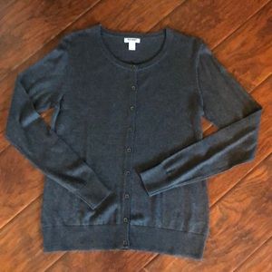 Gray cardigan